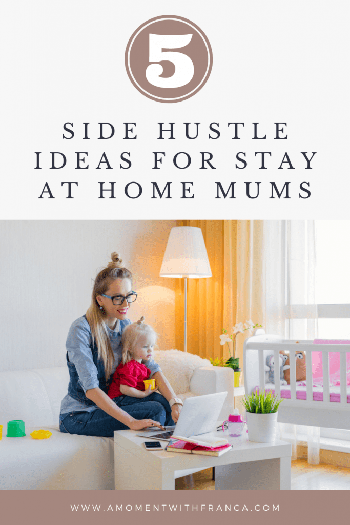 Easy Side Hustle Work From Home Side Business Where You Can Make Your Own Hours For Homeschool Moms While Your Kids Study